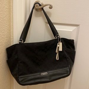 Black vintage Coach handbag
